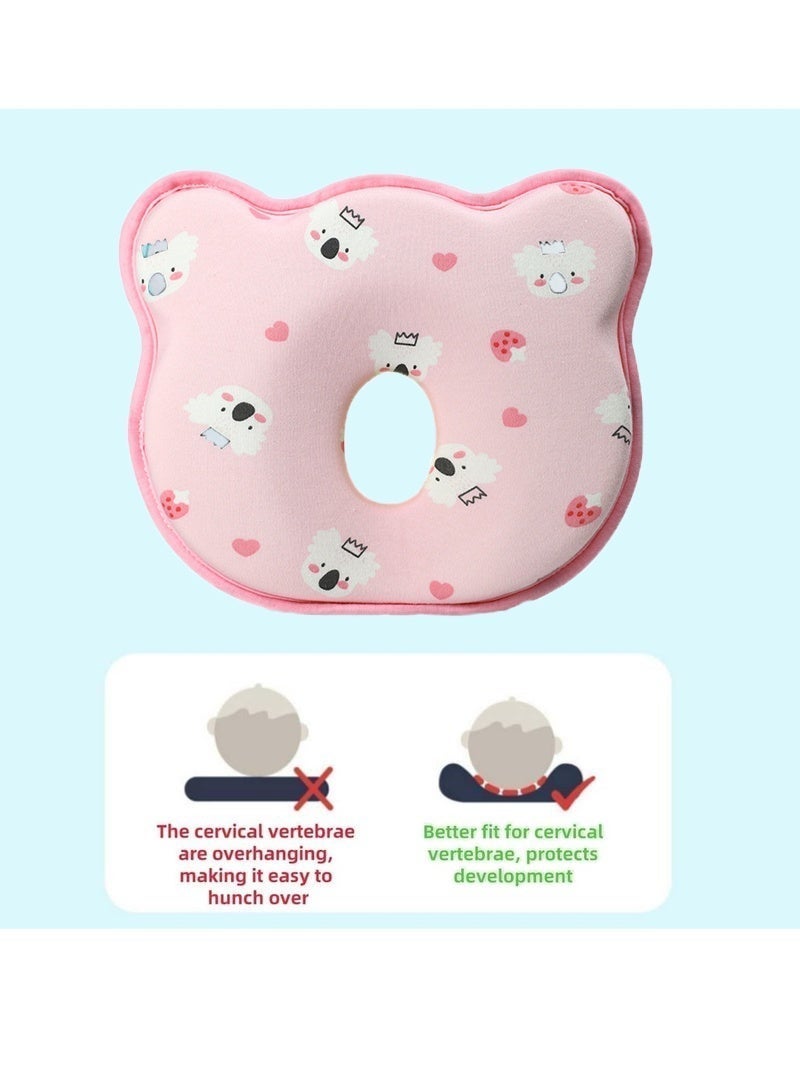 Gonice Memory Foam Infant Pillow for 0-3 Years - Breathable Velvet Cover, A-Class Certified, Ergonomic Design to Help Prevent Flat Head & Support Neck Alignment - Image 4